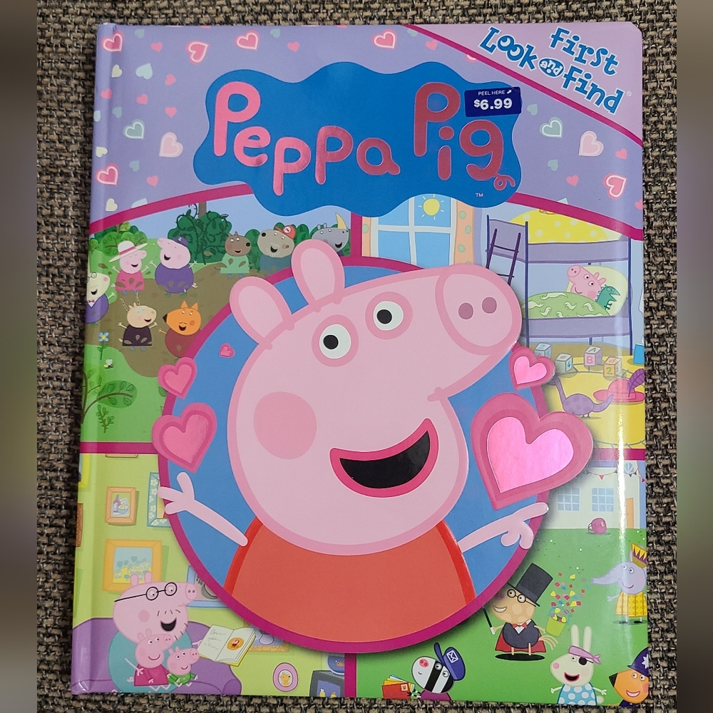 Brand New, Peppa Pig cardboard Look & See book